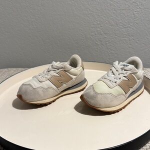 New Balance 237 Beige and Cream Sneakers